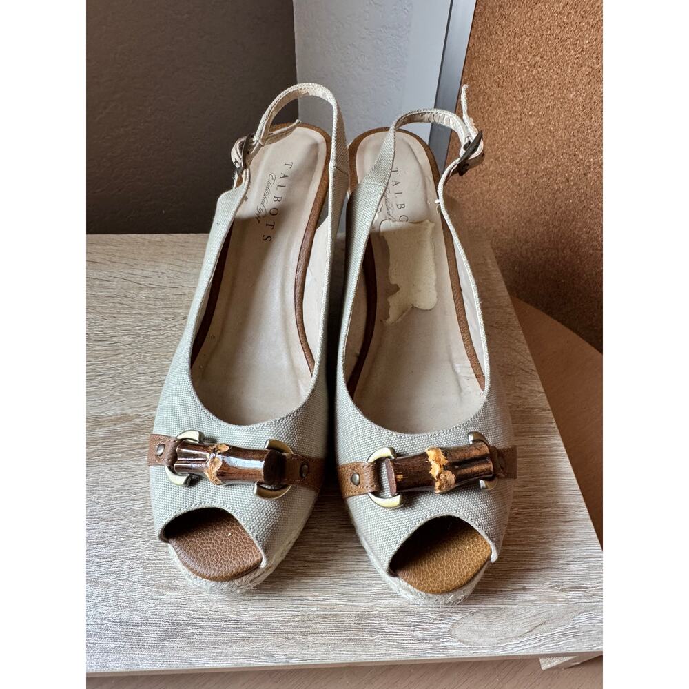 Talbots Collection Wedge Sandals - Size 8